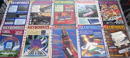 various-47x Keyboards mags Feb 85-Dec 88